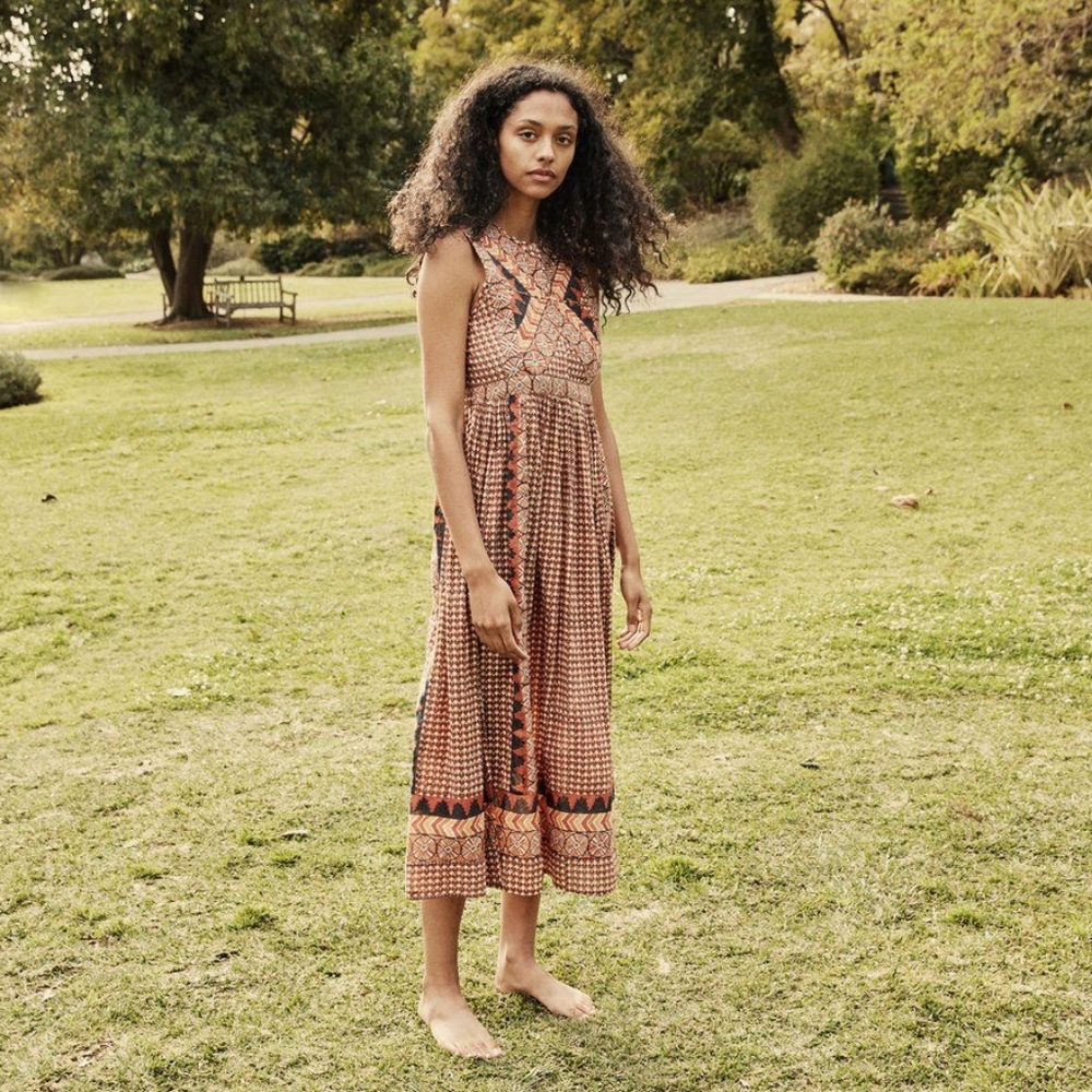 Doen Tulsi dress clay